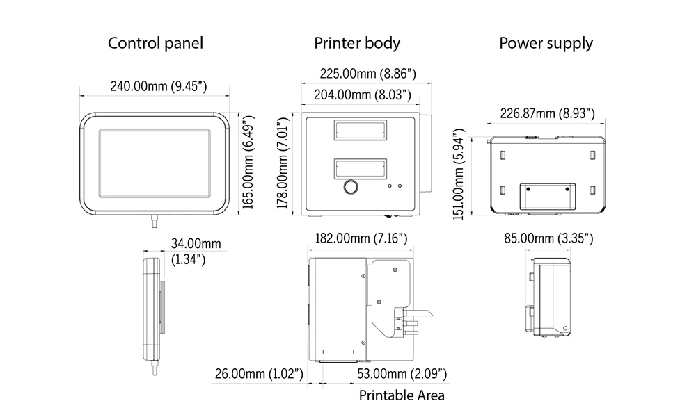 Videojet DataFlex 6330 Termal Transfer Yazıcı